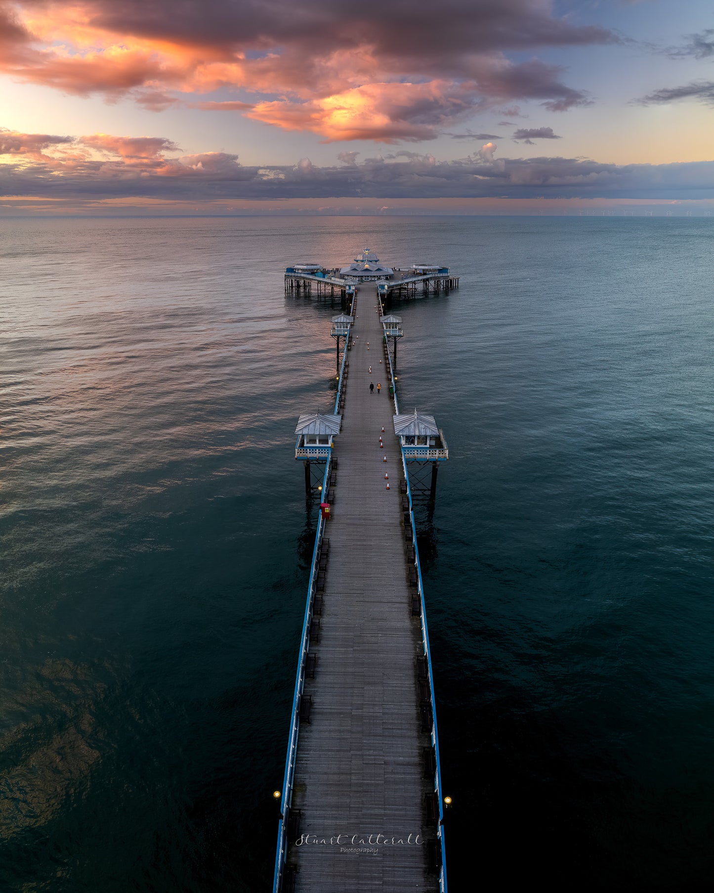 Vertical Panorama at Llandudno pier