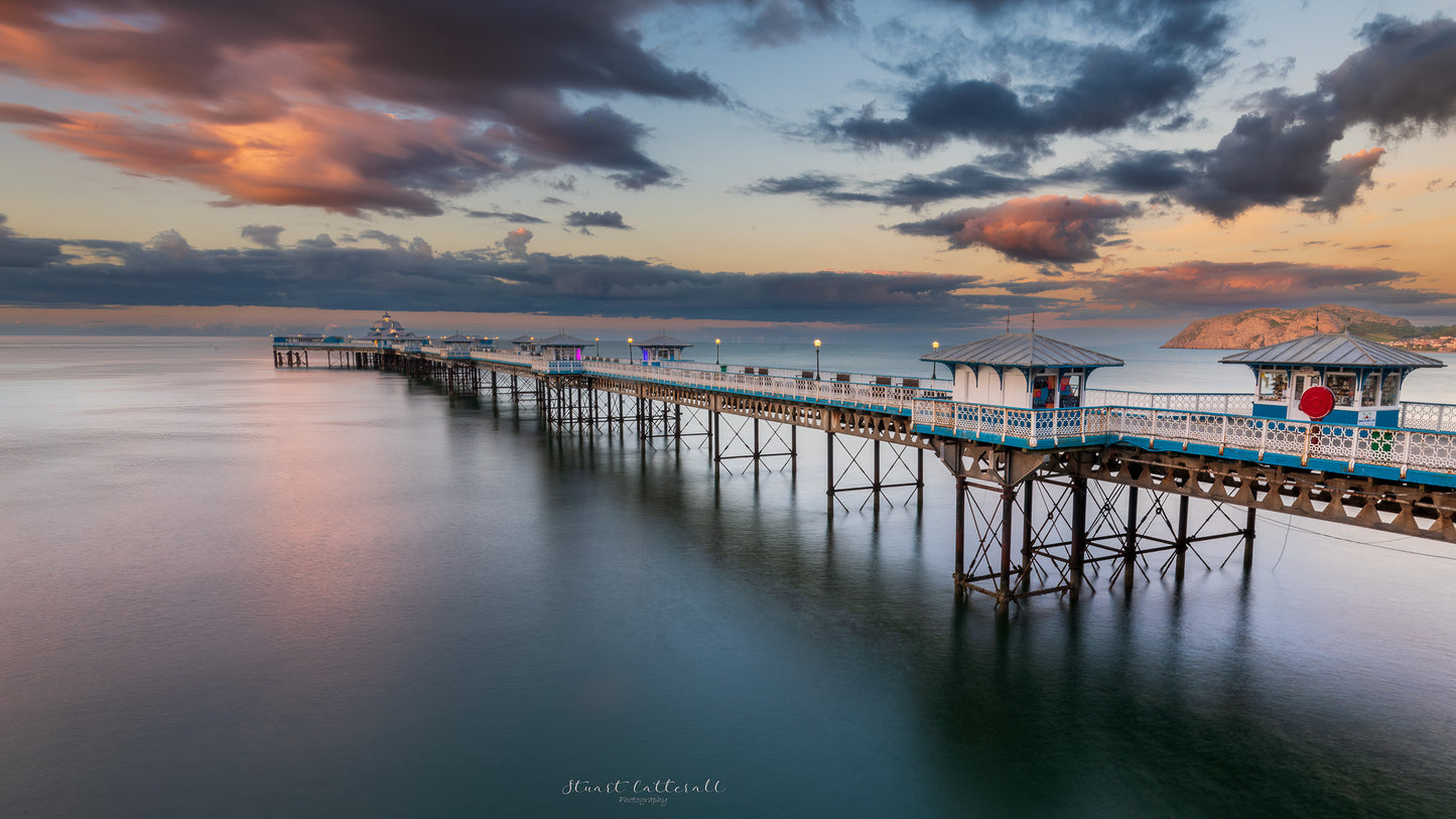 Llandudno pier long exposure