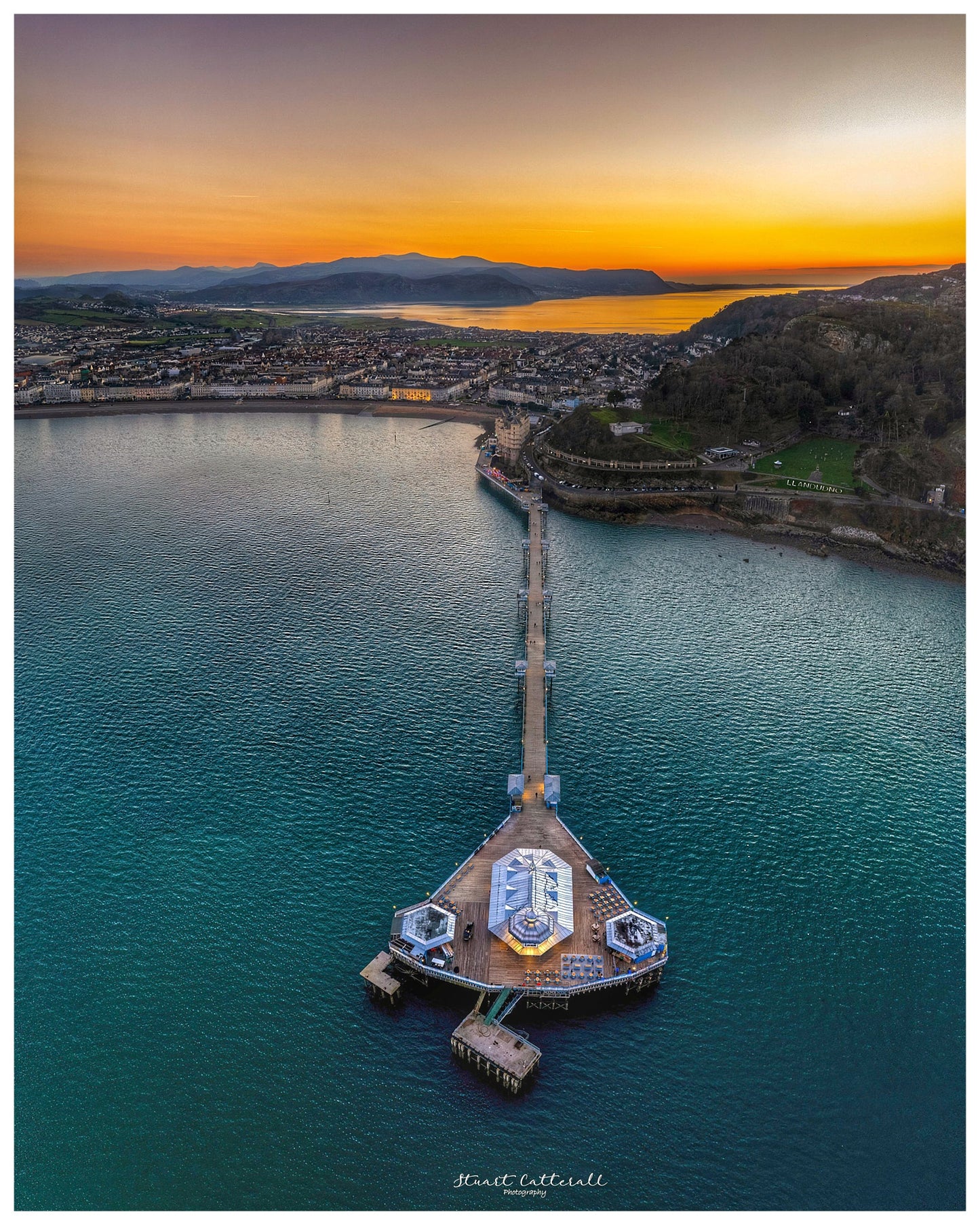 Llandudno pier vertical pano