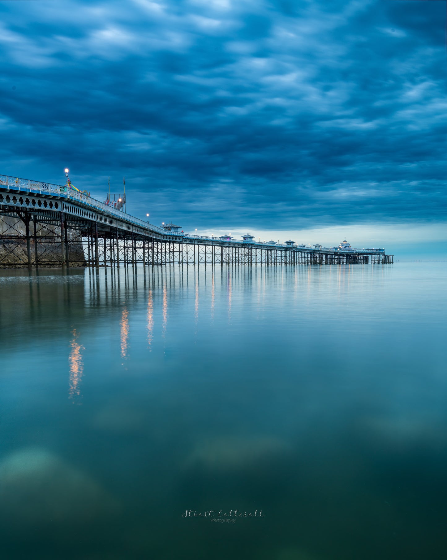 Calm waters at the Pier